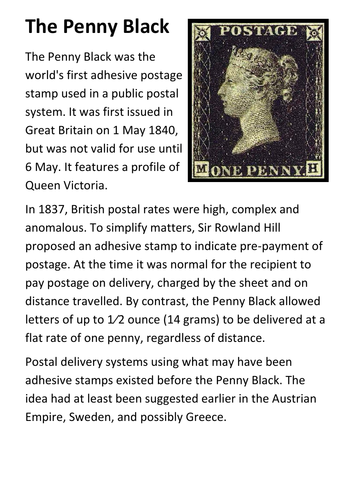 The Penny Black Handout