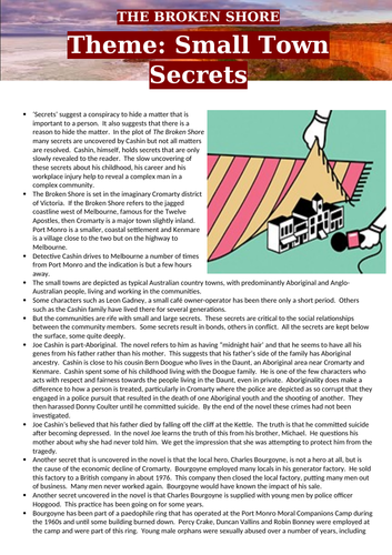 Theme: Small Town Secrets