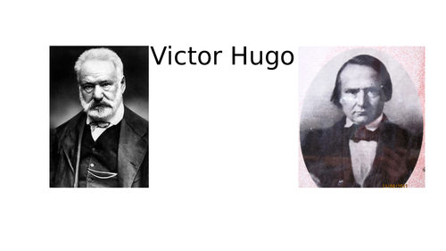 Activities about Les Miserables by Victor Hugo; for A2 and B1 learners of French