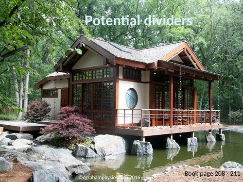 IB Topic 5 Electricity and Magnetism Lesson 7 Potential Dividers HL + SL