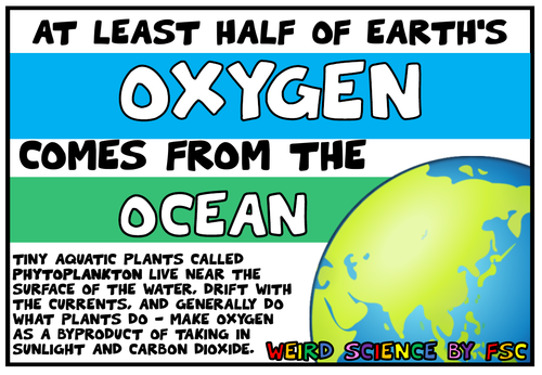 Weird Fact Science Posters Pack 1 - 15 POSTERS INCLUDED