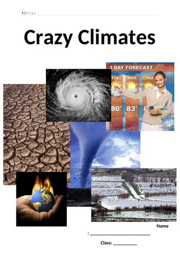 Crazy Climate Workbook - Low Ability