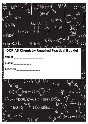 OCR AS/A LEVEL CHEMISTRY REQUIRED PRACTICAL BOOKLET