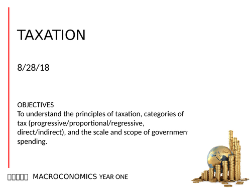 12 Taxation AQA AS Economics (new spec) MACRO
