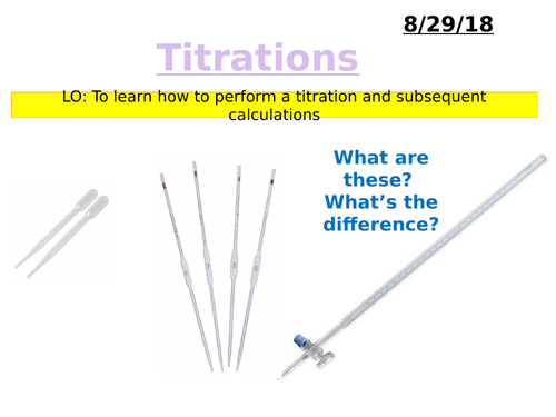 Titration Method Quality Mark Assessment (TASK ONLY)