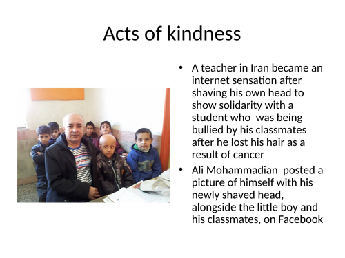 Random Act of Kindness Club Resources