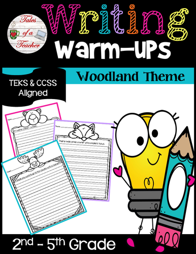 Writing Warm-ups Woodland Theme