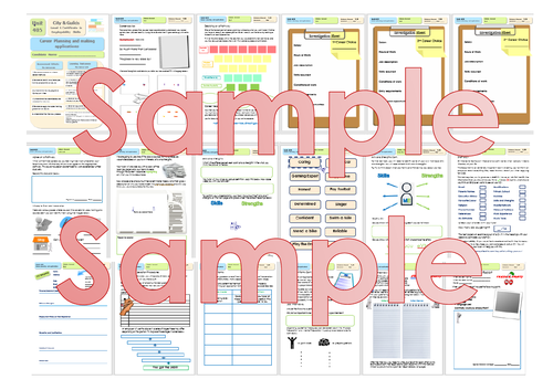 City & Guilds Unit 405 - Career Planning and Making Applications - Workbook/Final Assignment