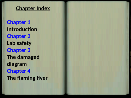 The Logan Woodhouse Case Interactive PowerPoint on introducing pupils to science in a lab