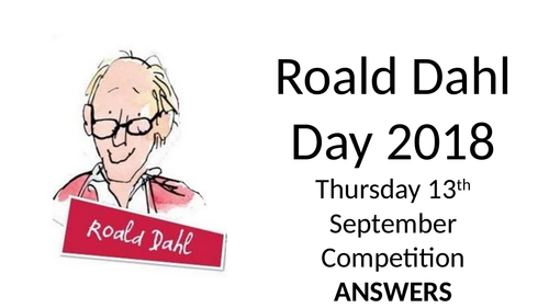 Roald Dahl Day 2018 - Classroom Quiz