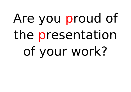 P Factor - presentation display