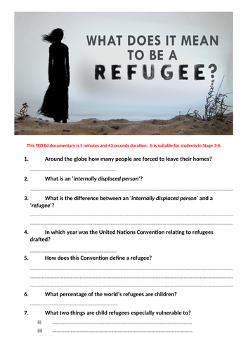 What does it mean to be a refugee?