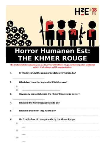 Horror Humanen est - The Khmer Rouge