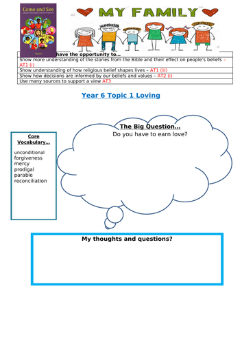 Come and See Year 6 topic 1 - Loving