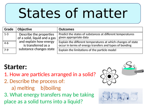 NEW AQA GCSE Trilogy (2016) Chemistry - States of Matter