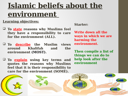 Islamic belief about the environment