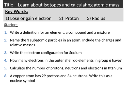 Calculating average atomic mass