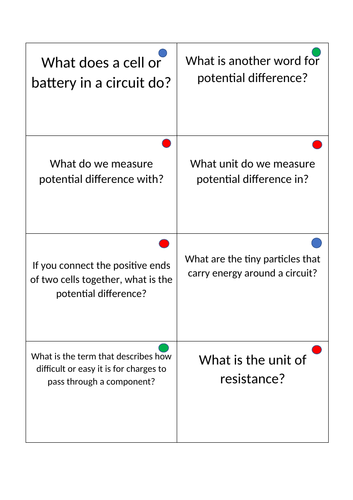 AQA Activate 1 (2016 edition) Unit 2: Electromagnets 29 flashcards KS3 (year 7)