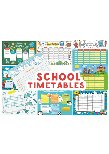 Back to school +  TIME TABLES