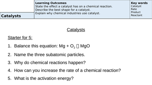 Catalysts