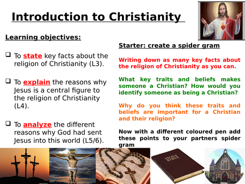 Christianity - Introduction lesson.