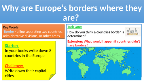 Why are Europes borders where they are?