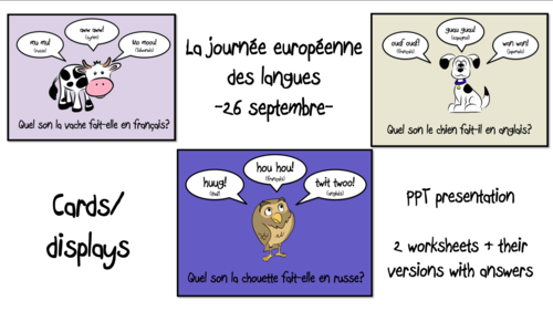 European Day of Languages- 26th September- French GCSE and A Level