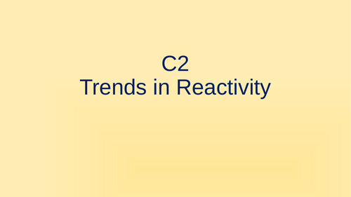 Explaining trends in reactivity of groups 1 & 7 (AQA GCSE Chemistry 9-1)