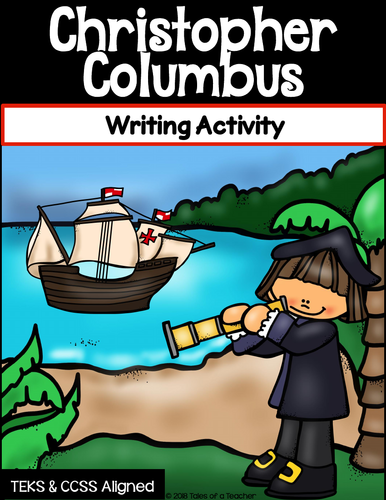 Christopher Columbus ~ Writing Activity