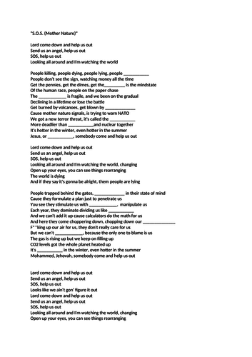 English B - Sharing The Planet