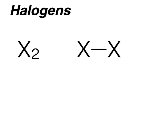Halogens group 7