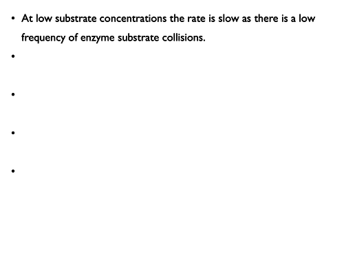 Enzyme reaction rates: temperature, pH, substrate and enzyme concentration dependence.