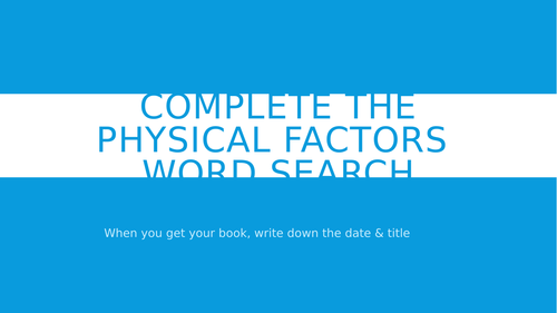 Genetic Factors Affecting Development Lesson