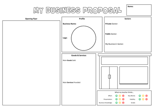 Business Proposal - an EASY introduction to Business Studies (display opportunity)