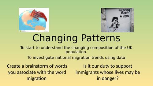 Edexcel GCSE Citizenship 9-1 Theme A Changing Patterns Of Migration