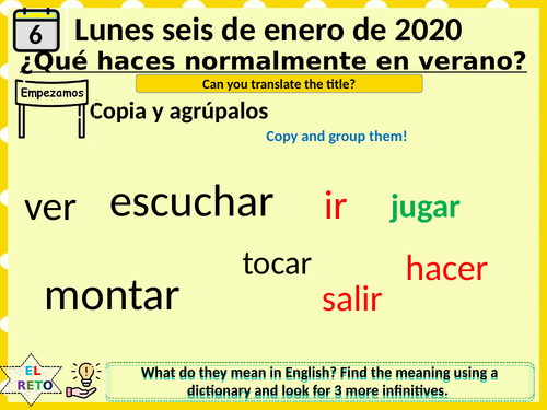 ¿Qué haces normalmente en verano?