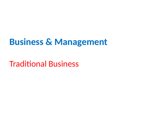 IB IT in a Global Society - Strand 2: Application to Specified Scenarios – 2.1 Business & Employmet