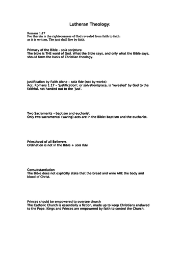 Martin Luther and the early Reformation