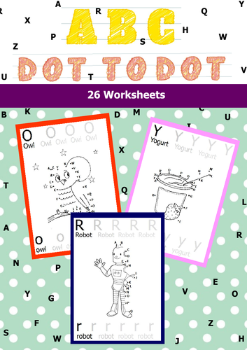 ABC DOT TO DOT FOR KINDERGARTEN AND PRE-KG (second edition)