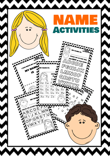 NAME ACTIVITIES For Kindergarten and Pre-K