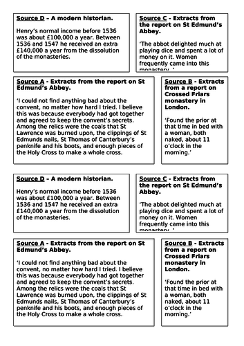 Dissolution of the Monasteries