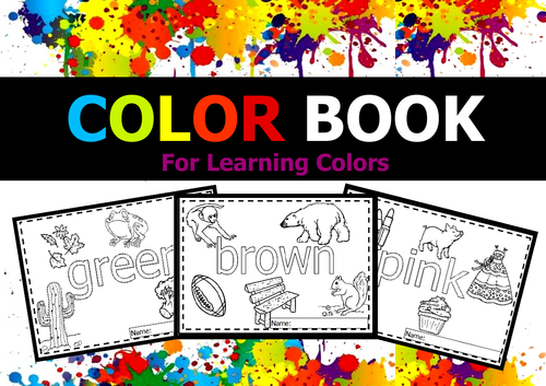 COLOR BOOK - Coloring Pages for Learning Colors