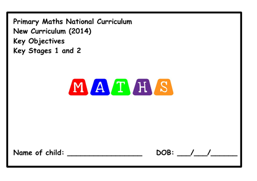 Maths / Numeracy Key Objectives & TRACKING SHEETS - Y1 to Y6