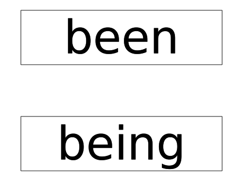 Grammar - when to use been and being