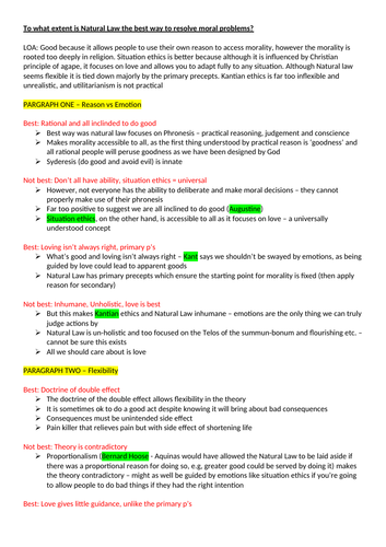 What is law essay plan picture