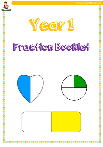 Fractions Year 1 by AN86 | Teaching Resources