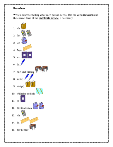 brauchen-und-schulsachen-school-supplies-in-german-worksheet