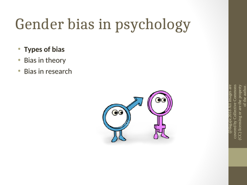 AQA A Level Paper – Issues and Debates – Gender Bias - Power Point