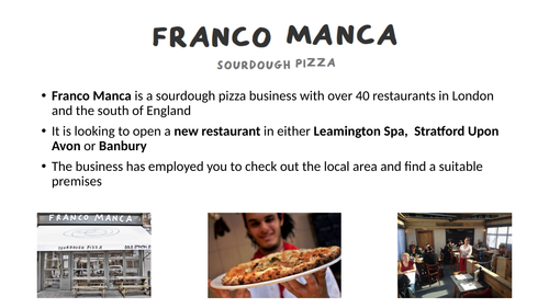 GCSE (9-1) Business location task