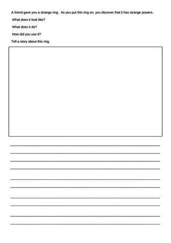 Fantasy Story Writing